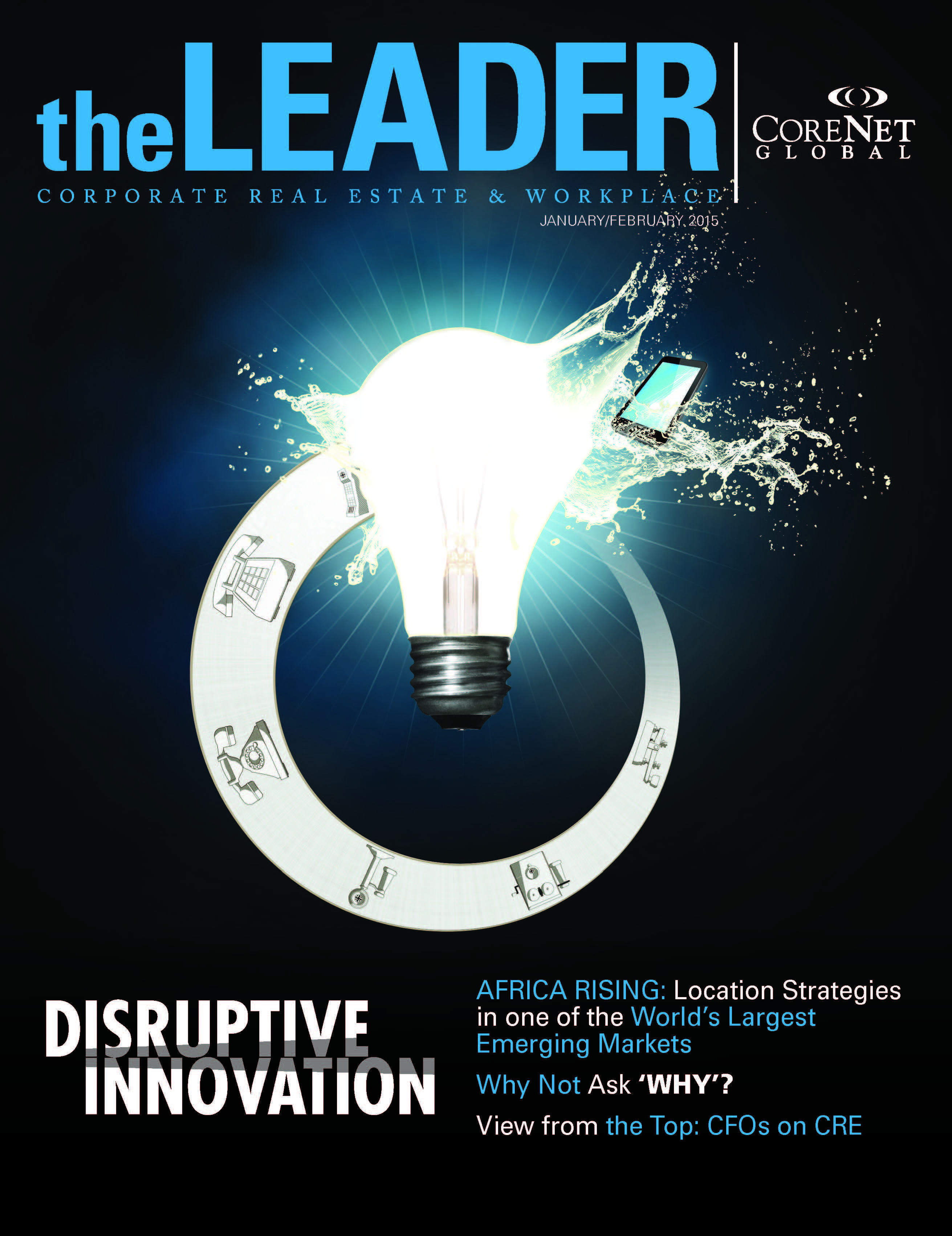 Cover of the LEADER Magazine, January/February 2015
